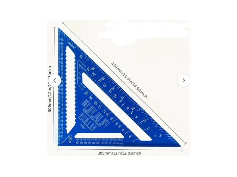 ECHER ALUMINIU PT. DULGHERIE 300 MM, ROTEK